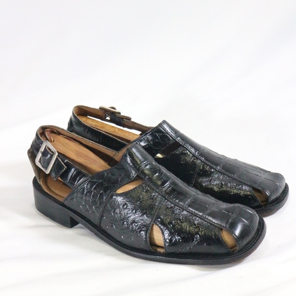 stacy adams alligator shoes
